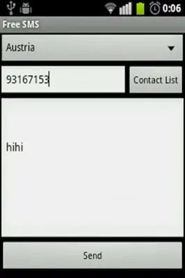 Free SMS App android App screenshot 0